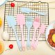 thumbnail image 3 of 3 Pieces/Set Baking Spatula Batter Silicone Spatula Brush Mixing Blue, 3 of 5