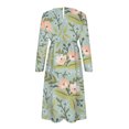thumbnail image 5 of Vendredi Fou TIMIFIS Robe Maxi pour Femmes d'Automne à la Mode, Manches Longues, Col en V, Décontractée, Ample, Longue, avec Poches, Robe de Retour à la Maison, 5 of 5