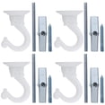thumbnail image 1 of 4 Sets Ceiling Hook Swag Hook Plant Hanging Ceiling Hanger Hook for Home Office, 1 of 7