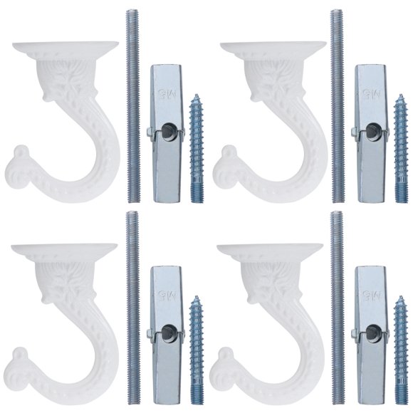 4 Sets Ceiling Hook Swag Hook Plant Hanging Ceiling Hanger Hook for Home Office
