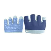 Popsugar Micro Fitness Gloves, Multi-Blue, Unisex, One-Size-Fits-Most