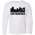 thumbnail image 3 of Inktastic San Francisco Skyline with Grunge Long Sleeve Youth T-Shirt, 3 of 5