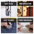 thumbnail image 5 of 4 Pack Sliding Window Locks, Window Security Locks Adjustable Window Stoppers Anti Theft Door Frame Stop Bars for Child Safety, 5 of 5