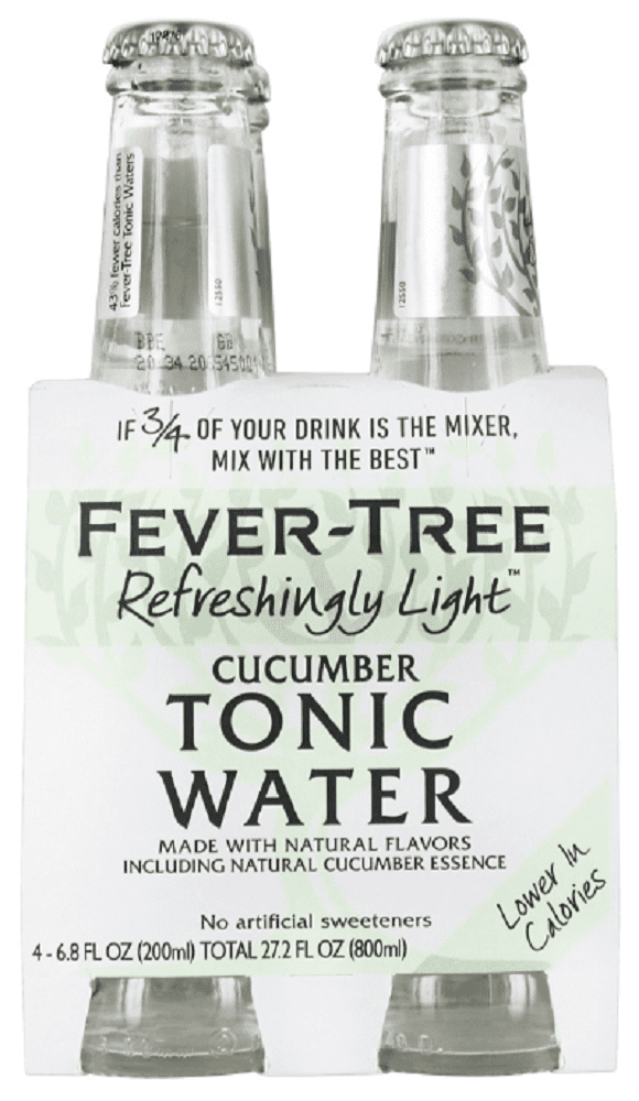 Refreshingly Light Cucumber Tonic Water 4 Pack, 27.20 fo