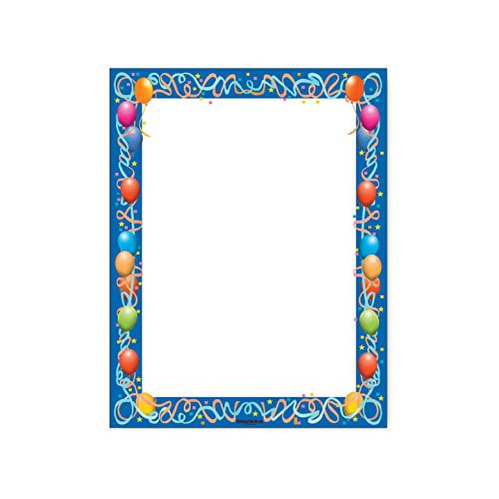 Paper Computer Birthday - 60 Sheets Happy Birthday Letterhead Printer ...