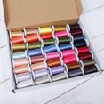 thumbnail image 3 of Threadart 40 Spool Polyester Embroidery Machine Thread Set Brilliant Colors | 500M Spools 40wt | For Brother Babylock Janome Singer Pfaff Husqvarna Bernina Machines - 4 Sets Available, 3 of 3