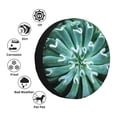 thumbnail image 4 of KLL Teal Cactus Pattern 14-17 inch Spare Tire Cover Universal Wheel Protector for Truck SUV Trailer Camping Rv Tire Covers-16 inch, 4 of 6