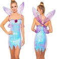 thumbnail image 5 of Disfraz navideño de Halloween, juego de rol, vestido de hada traviesa, disfraz de ala de hada (verde), 5 of 5