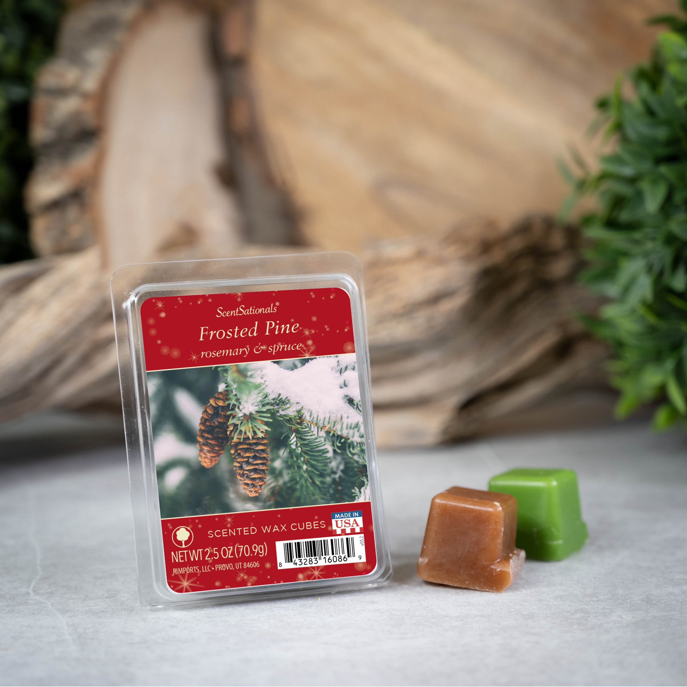 Scentsationals Frosted Pine Scented Wax Melts, 2.5oz