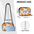 thumbnail image 4 of FORMRS Mini Crossbody Bag for Women Adjustable Shoulder Rope Travel Casual Phone Purse, Pumpkins Pattern, 4 of 7