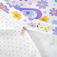 thumbnail image 4 of Meiyoeat Daisy Flower B Letter Duvet Cover Set for Women Girls, Dreamy Princess Purple Floral Bedding Full, Reversible, 1 Duvet Cover and 2 Pillowcases (No Comforter), 4 of 6