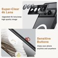thumbnail image 2 of Compatible Google Pixel 7 Pro Case with Magnetic Adsorption & Safety Lock,Luxury Translucent Clear PC with Metal Black Cover Google Pixel Pro 7 Protective Phone Case for Google Pixel 7 Pro Case, 2 of 15