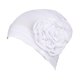 thumbnail image 3 of Turbante para pacientes con cáncer, sombreros africanos transpirables para quimioterapia. blanco, 3 of 9