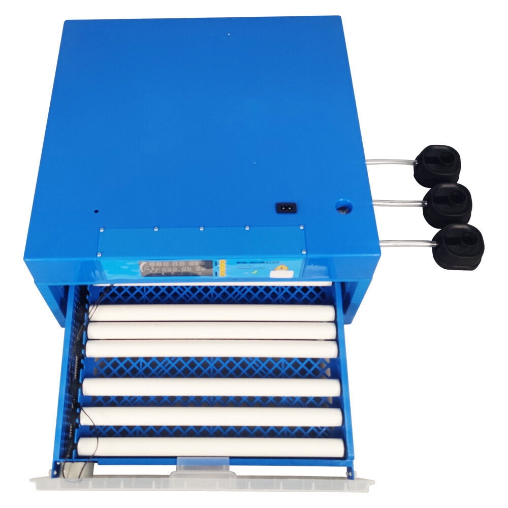 64 Bird Egg Incubators with Temperature and Humidity Dual Display 110V