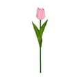 thumbnail image 2 of 1 Pc Artificial Tulip Flowers 13.4" Real Touch Fake Tulips Bouquet Flowers for Floral Arrangements, Table Centerpieces, Kitchen, Home Indoor, Easter, Spring, Valentines Day Decorations Pink, 2 of 7