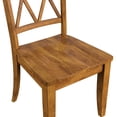 thumbnail image 5 of Weston Home Farmhouse Dining Chair with Cross Back, Set of 2, Oak, 5 of 7