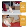 thumbnail image 3 of MasteelfCA 4pcs Transparent Shoe Display Rack Shoes Display Stand Shoe Support for Shopping Mall, 3 of 7