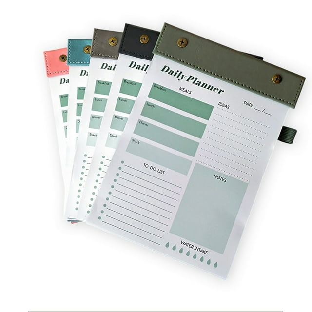 To Do List Notepad 100 Undated Sheets (8.5"×6.1")Duplex Printed Daily Planner For Work Home School Desk Accessories & Goal Setting Tasks Green