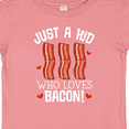 thumbnail image 4 of Inktastic Just a Kid Who Loves Bacon Boys or Girls Baby T-Shirt, 4 of 5