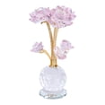 thumbnail image 1 of Figura de flor de loto para decoración de mesa, colección de decoración del hogar, estatua de flor de vidrio Rosa, 1 of 9