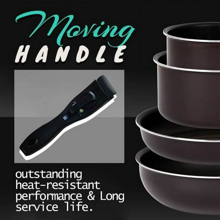 Removable Pot Handle, Detachable Handle Pots and Pans, Handle Pot Clip  Different Removable Handle Cookware Detachable Pot Handle Suitable for  Home