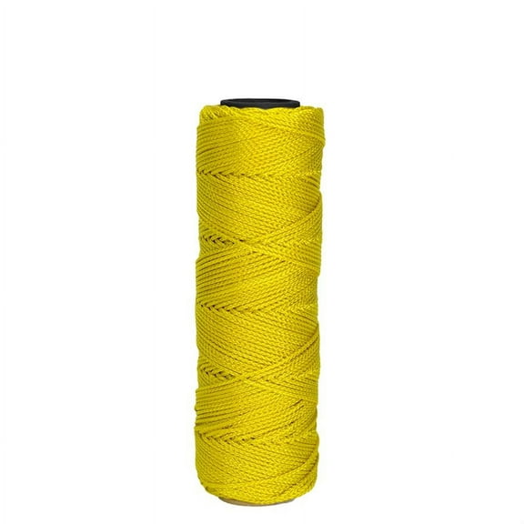 Bon 11-134 Line - Nylon #18 Braided - 500 Foot Yellow