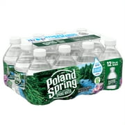 Poland Spring Maine Spring Water, 8 fl oz, 12-Pack Plastic Bottles