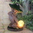 thumbnail image 2 of Inteprter Luz solar Viejo hombre Cara Árbol Treant Resina Energía solar Ahorro de energía Lámpara decorativa portátil Automático Lindo Luz divertida Jardín y Patio No.2 Inteprter HA026953-02, 2 of 6