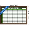 thumbnail image 3 of Fantasy Football 14 Team Draft Board Wall Poster, 14.725" x 22.375" Framed, 3 of 5