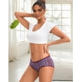 thumbnail image 4 of Bragas hipster de algodón Innersy de ropa interior para mujer, 6 unidades, tamaño mediano, 4 of 6