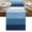 Navy Blue, variant on Table Runner Dresser Scarves 60 Inch Long,Rustic Teal White Ombre Wood Grain Linen Dining Table Runners