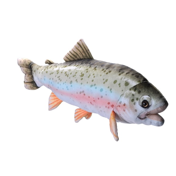 Wild Republic Living Stream Trout 24 Inches, Gift for Kids, Plush Toy, Great Novelty Gift for Fishermen and Sportsmen