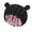 Black, variant on Soft Kids Winter Bear Hat Cozy Coral Sleeping Cap For Dry Hair Gentle Baby Headwear For Boys And Girls