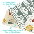 thumbnail image 3 of JumpOff Jo Large Foldable Kids Foam Play Mat, Padded Baby Floor Mat, 70 x 59 in - Rainbow Dog Days, 3 of 9