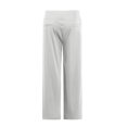 thumbnail image 5 of JUUNthy Womens Dress Pants, Straight Leg Flat Front Stretchy High Waist Business Works Trousers with Pockets Dark Blue L, 5 of 11
