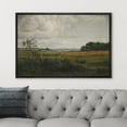 thumbnail image 3 of PixonSign Framed Canvas Print Wall Art Rustic Rural Storm Cloud Country Landscape Nature Wilderness Illustrations Fine Art Farmhouse Floral Botanical Calm/Relax Cozy for Bedroom - 16"x24" Black, 3 of 5