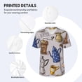 thumbnail image 5 of Rocae Antique Vintage Teapot Coffee Grinder for Breathable Men's Baseball T-Shirt Fashionable Casual Baseball Jersey, Moisture-wicking Sportswear Large, 5 of 9