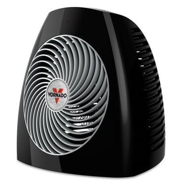 Vornado MVH Electric Compact Heater with Adjustable Thermostat, Black