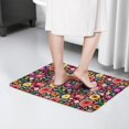 thumbnail image 4 of Pioneer Flower Floral Print Flannel Non Slip Door Rugs,Washable Door Mats Indoor,Decorative Door Mats,Dirt-Resistant and Absorbent Doormat for Entrance,Bedroom,Kitchen,Bathroom,23.5"x16", 4 of 5