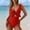 Red Womens One Piece Swimsuits, variant on Womens One-Piece High Waisted Swimsuit Ruffle V-Neck Cutout Summer Bathing Suits 2026 with Built In Bra
