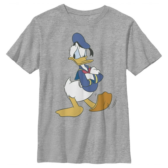 Boy's Mickey & Friends Donald Duck Impatient  Graphic Tee Athletic Heather Medium