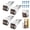 Brown-4pcs, variant on Vertical Track Roller Wheel, Heavy Duty Door Track Support Wheels with Rubber Caster, Anti-Sag Sliding Door Bottom Rollers, Heavy Duty Mute Caster Wheels for Furniture Doors Tracks Support