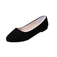 thumbnail image 3 of Rvasteizo Womens Closed Toe Closed Heel Shoes Solid Pull-On Lazy Flat Summer, 3 of 5