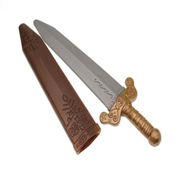 Roman Trojan Gladiator Warrior Toy Sword And Sheath Costume Accessory