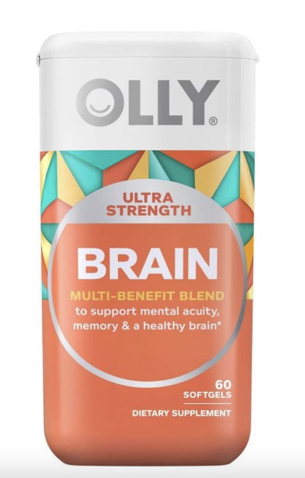 Olly Ultra Brain Softgels 60ct powers healthy brain function and