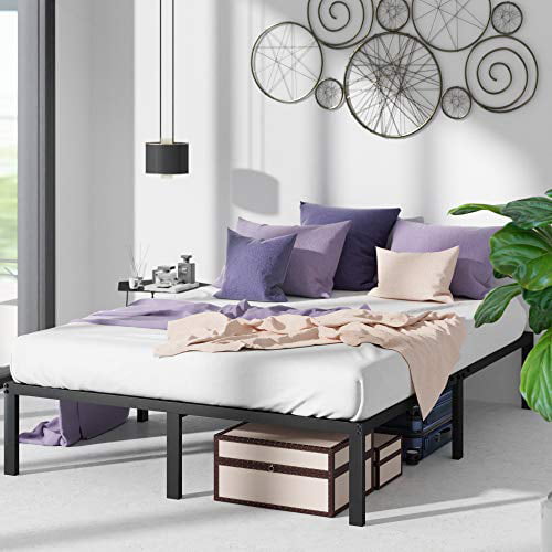 Zinus Yelena 14 Inch Metal Platform Bed, Spa Sensations By Zinus 14 Platform Bed Frame Twin Full Instructions