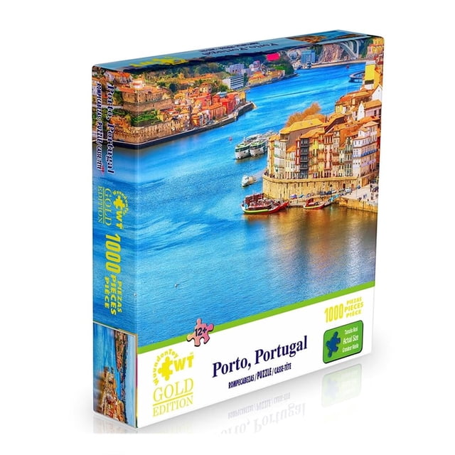 Rompecabezas Wuundentoy Porto Portugal Gold Edition 1000 Piezas