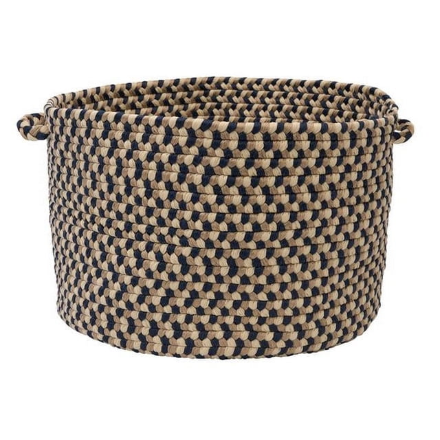 Burmingham - Écusson Bleu 18''x12'' Panier de Rangement