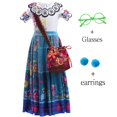 thumbnail image 1 of Mirabel-disfraces de Encanto para niños, vestidos de princesa de fantasía, ropa de fiesta de cumpleaños, Carnaval, ropa para niños, vestido de Isabela Fivean unisex, 1 of 2