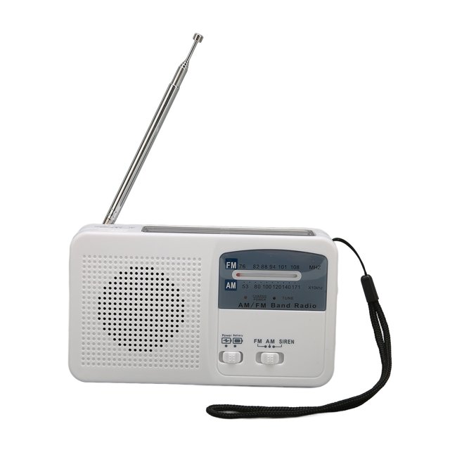 Radio solar portátil, radio solar con manivela Radio con manivela Radio solar con manivela Eficiencia máxima